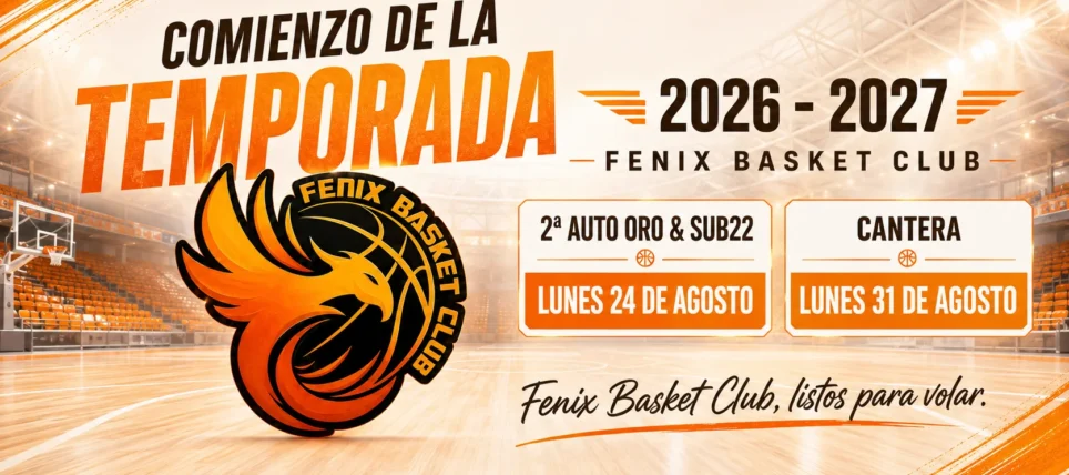 Inicio Temporada 26/27